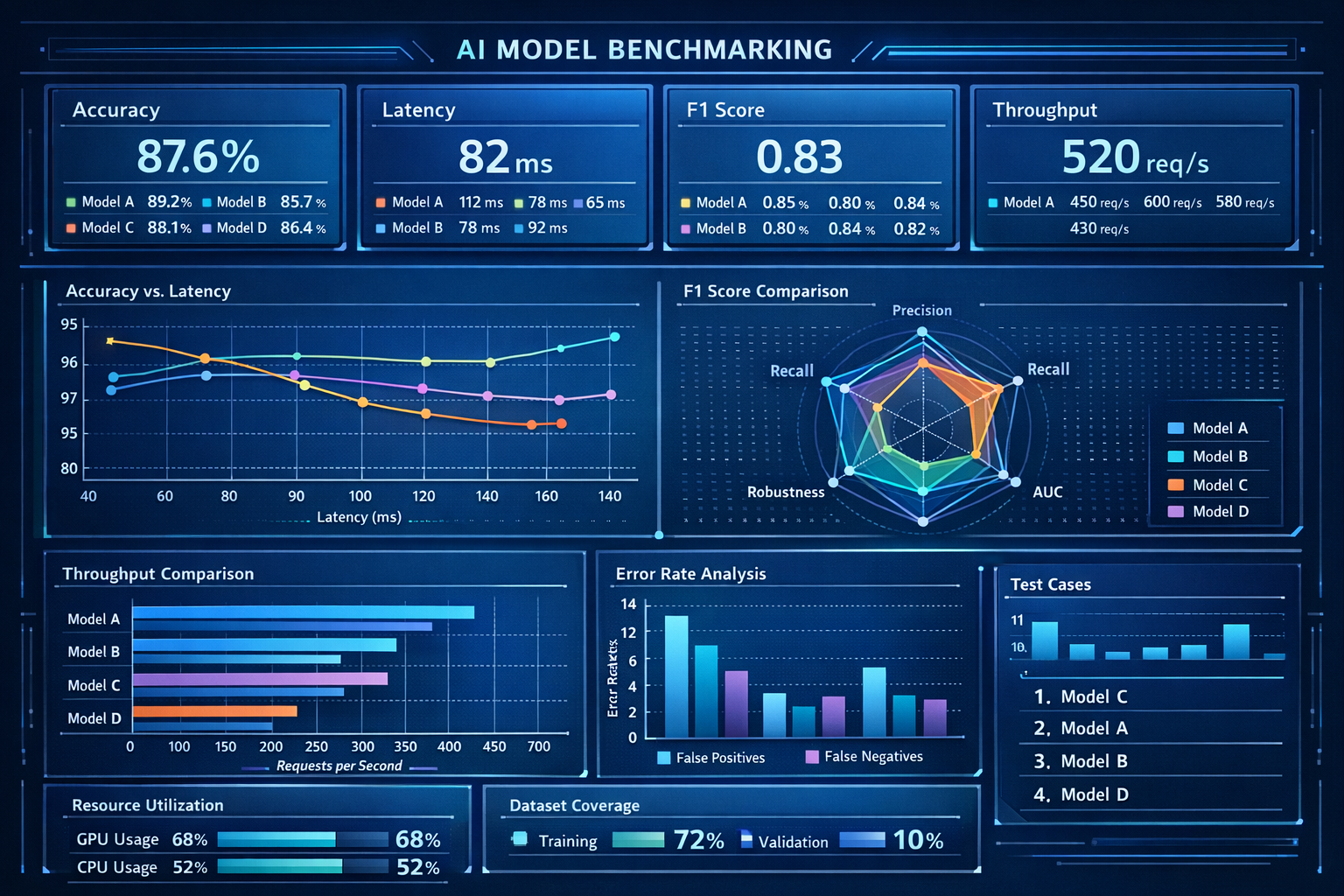 LLM optimization dashboard